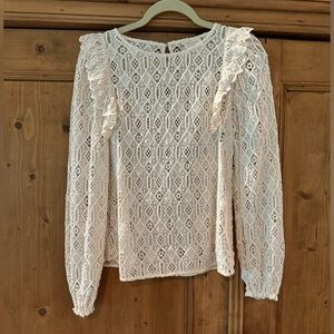 Sézane Lace Blouse